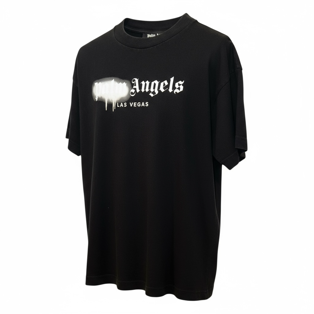 Palm Angels White spray T-shirt